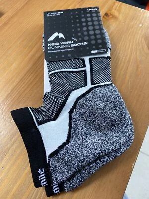 £2.50 • Buy More Mile New York Cushioned Running Socks Black Low Ankle Unisex UK Size 2-5