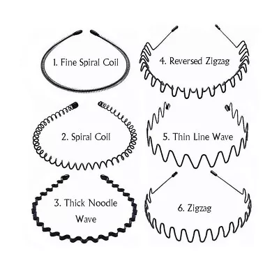 Metal Wire Headband Football Sports Gym Toothed Alice Hair Head Band Girls Women • £2.85