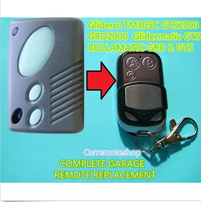 Gliderol TM305C GTS2000 GRD2000 Rollamatic GTS Garage Door Remote • $12.55