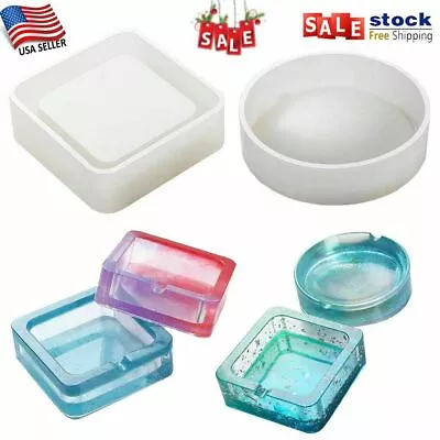 Silicone Ashtray Mold Resin Jewellery Making Mould Casting Epoxy DIY Craft Tool • $4.96