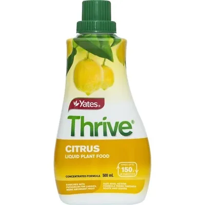 $25.06 • Buy Thrive Yates Citrus Liquid Plant Food Fertiliser 500ml Makes 150L