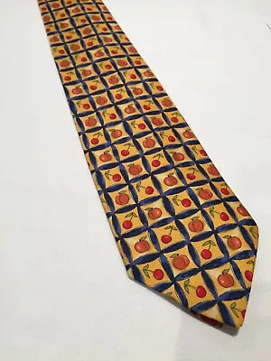 Yellow Marks & Spencer Tie With Fruit Design • £7