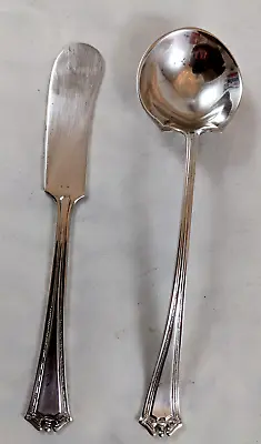 1847 Rogers Bros XS Triple Silver Plate Butter Knife/Spoon • $18.99