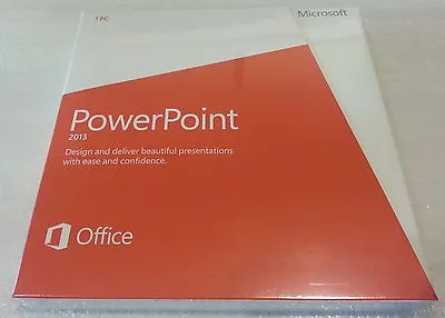 Microsoft PowerPoint 2013  Retail DVD Install PC 1 Use • $12.84