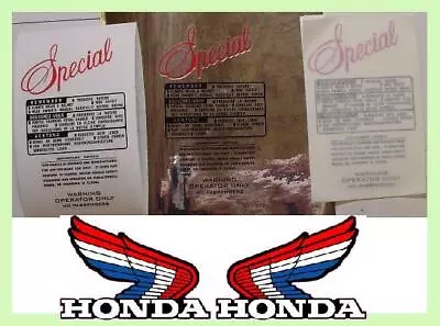 1986 Z50rd   Chrome Special   Tank 6 Emblem Set (d7168/d7038) • $35.50