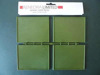 Renedra Ltd Generic Scenery & Bases 4 Movement Trays 80mm X 100mm - RN801100MOV • $9.35