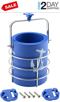 $34.99 • Buy Easy Mount Removable Boat Parts Drink Mug Holder Bottle Storage Non-Spill Swivel