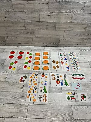 Mixed Lot Of Mrs. Grossman's Stickers - Vintage Holiday Stickers. Halloween Xmas • $4.50