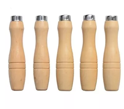 $19.22 • Buy Wooden File Handle W/ Strong Metal Collars, 5-Pack (Medium)