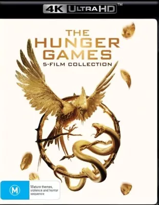 4k  The Hunger Games Complete 5 Film Collection Rb Free Post Rrp$90 • $54.99