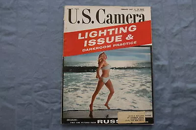 1957 February U.s. Camera Magazine - Jayne Mansfield Cover - Sp 1195h • $45