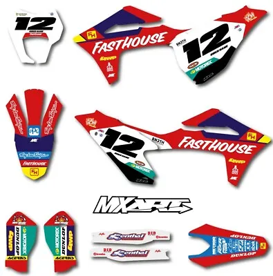 Graphics For Gas Gas EC300 2021 - 2024 Model Decals Sticker Kit FAST Style • $299.90