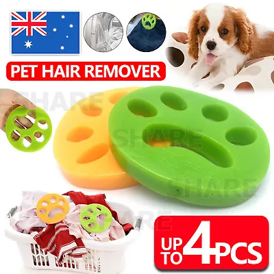 $5.75 • Buy 2/4X Pet Hair Remover Cat Fur Dog Hair Lint Catcher From Laundry Washing Machine