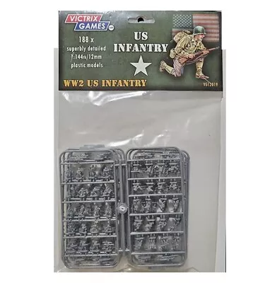 12mm/1:144 Victrix VG12019: US Infantry WW2 • $37.97