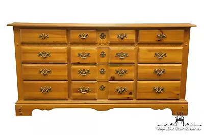 STANLEY FURNITURE Knotty Pine Rustic Country Style 66  Triple Dresser 371-130... • $378.39