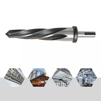 9/16  Bridge Reamer 1/2  Shank HSS Chuck Drill Bit 3-Flat Shank Spiral Flute US • $19