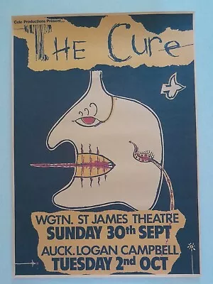 The Cure - 1984 World Tour / NZ Dates - Poster - Reproduction • $15