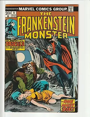 The Frankenstein Monster #9 Nice VF+ Marvel Comic Book 1974 Death Of Dracula • $41.99