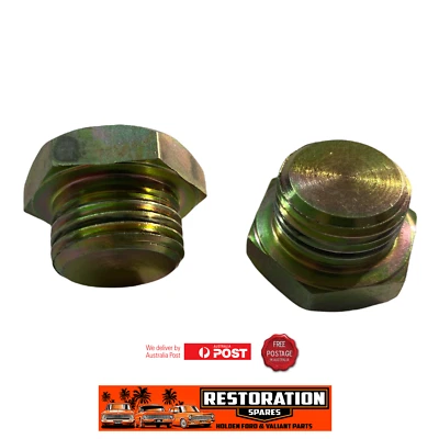 $64.95 • Buy 2 X Lc Lj Lh Lx Uc Torana  Diff Or Gearbox Plug 3 & 4 Speed 10 Bolt Banjo Gtr Ss