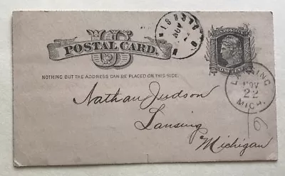 1880s Postcard Postmarked Miamisburg Ohio • $6