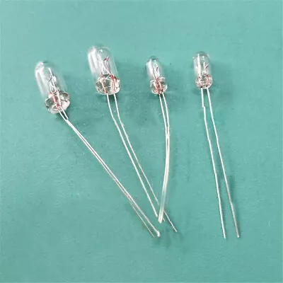 $2.79 • Buy 10X Miniature 3/4/5mm 6/12/24V Lamp Light Bulb Edison Incandescent Filament Rice