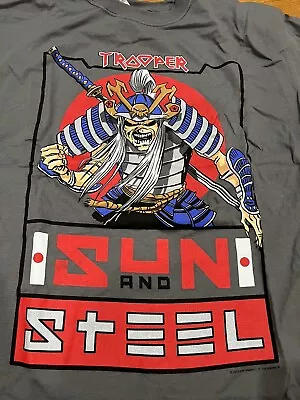 Iron Maiden VIP XL Shirt Trooper Beer Sun And Steel Swag Tour Fan Club Concert • $297.23