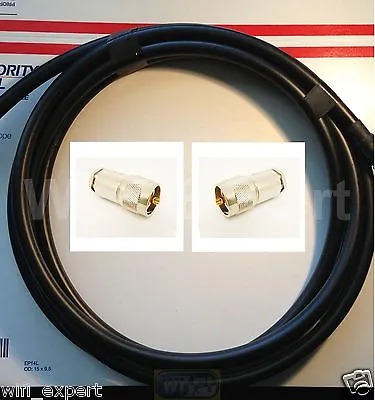 TIMES® 6' LMR400UF Antenna Jumper Patch Coax Cable PL-259 Connectors CB HAM GPS • $47.85