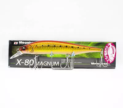 Megabass X-80 Magnum Sinking Lure GLX Akakin Iwashi II (4589) • $23.30