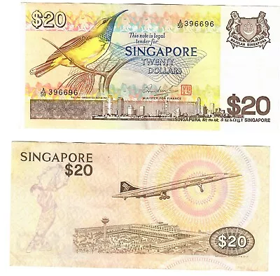 Singapore 20 Dollars 1979 VF  Sen  • $19.39