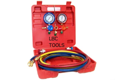 $58.99 • Buy R134A Refrigeration Air Conditioning AC Diagnostic Manifold Gauge Tool  R12 R22 