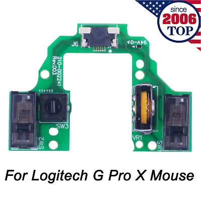 Mouse Switch Button Board Motherboard + Feet For Logitech G Pro X Superlight • $16.69