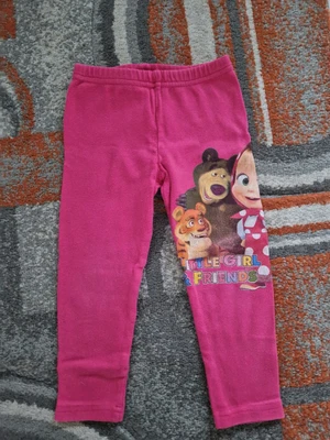 £2.50 • Buy Masha & The Bear Girls Pink Characters Full Length Leggings Pants 4-5 Years 
