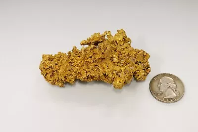 Large Australian 22k Crystalline Natural Gold Nugget Specimen 122.2g Nice • $2550