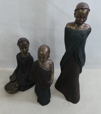 £9.99 • Buy 3 Soul Journeys Maasai Figurines, Awena, Dalila And Azizi