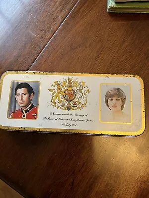 Charles & Diana Royal Wedding Pencil Tin • £3.99