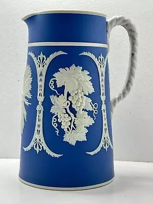 £50 • Buy Antique Victorian 1878 Relief Moulded Ridgway Paxton Jug 1485 Size 24