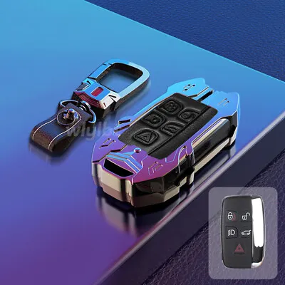 $33.65 • Buy Zinc Alloy Remote Key Fob Case Cover Keychain For Land Rover Range Rover Jaguar