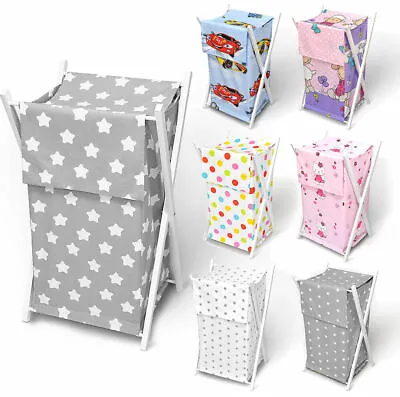 Laundry COVER Bag Bin Storage Cotton Removable Linen Baby Nursery • £19.99