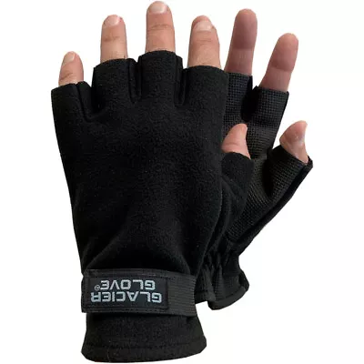 Glacier Glove Alaska River Series Durable Windproof Fingerless Gloves - Black • $19.99