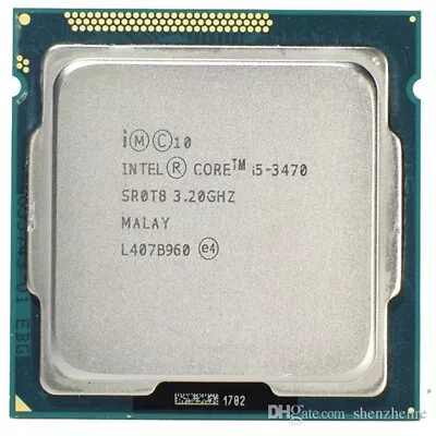 Intel Core I5 3470 CPU/ Quad Core 3rd Gen. Processor 3.20Ghz Turbo 3.60Ghz • $29.95