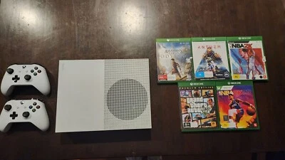 $300 • Buy Xbox One S 1Tb -  2 Controllers With 5 Games