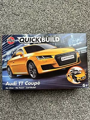 AIRFIX J6034 Quick Build Model Kit Audi TT Coupe Car Just Build BRAND NEW SEALED • £11.99