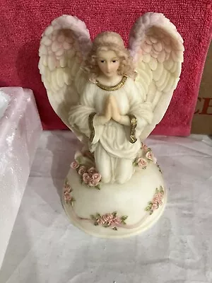 Seraphim Classics IRIS Rainbow's End Tune Angel Music Box Roman Inc. Figurine • $60