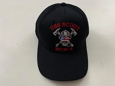 New USS SCOUT MCM 8 The Corps United States BLACK  SNAPBACK • $27.99