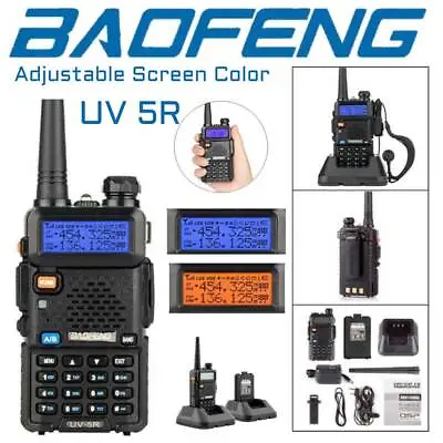 Baofeng UV-5R Dual Band Two Way Ham Radio Walkie Talkie Legal Version Hot Sale • $21.99