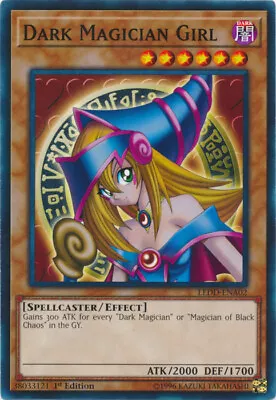 Dark Magician Girl Common Legendary Dragon Decks Yugioh Card • $6.95