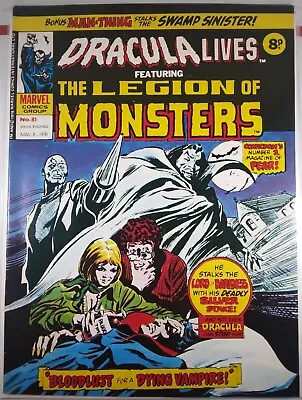 🩸💀 Dracula Lives #81 Marvel Uk 1976 Ghost Rider #1 Man-thing #1 Tomb Of #38 • $47