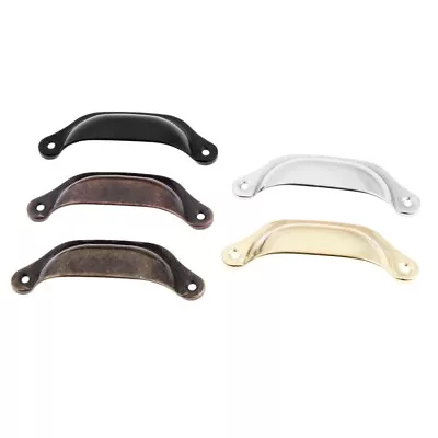 $4.17 • Buy 2pcs Retro Kitchen Cupboard Door Cabinet Cup Drawer Furniture Pull Shell Handles