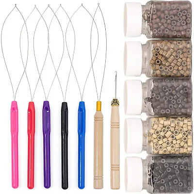 Nano Beads Hair Extensions Wire Pulling Loop Tool For Nano Ring Or Micro Ring UK • £3.79