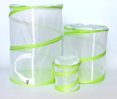 $29.98 • Buy Abu I Pet Pop-up Cylinder-Shaped Insect Observe Cage Butterfly Habitat Cage